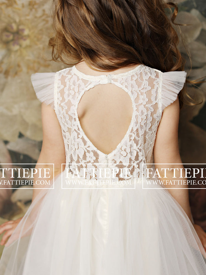 Apple-Rustic Flower Girl Dress – Fattiepie Dresses