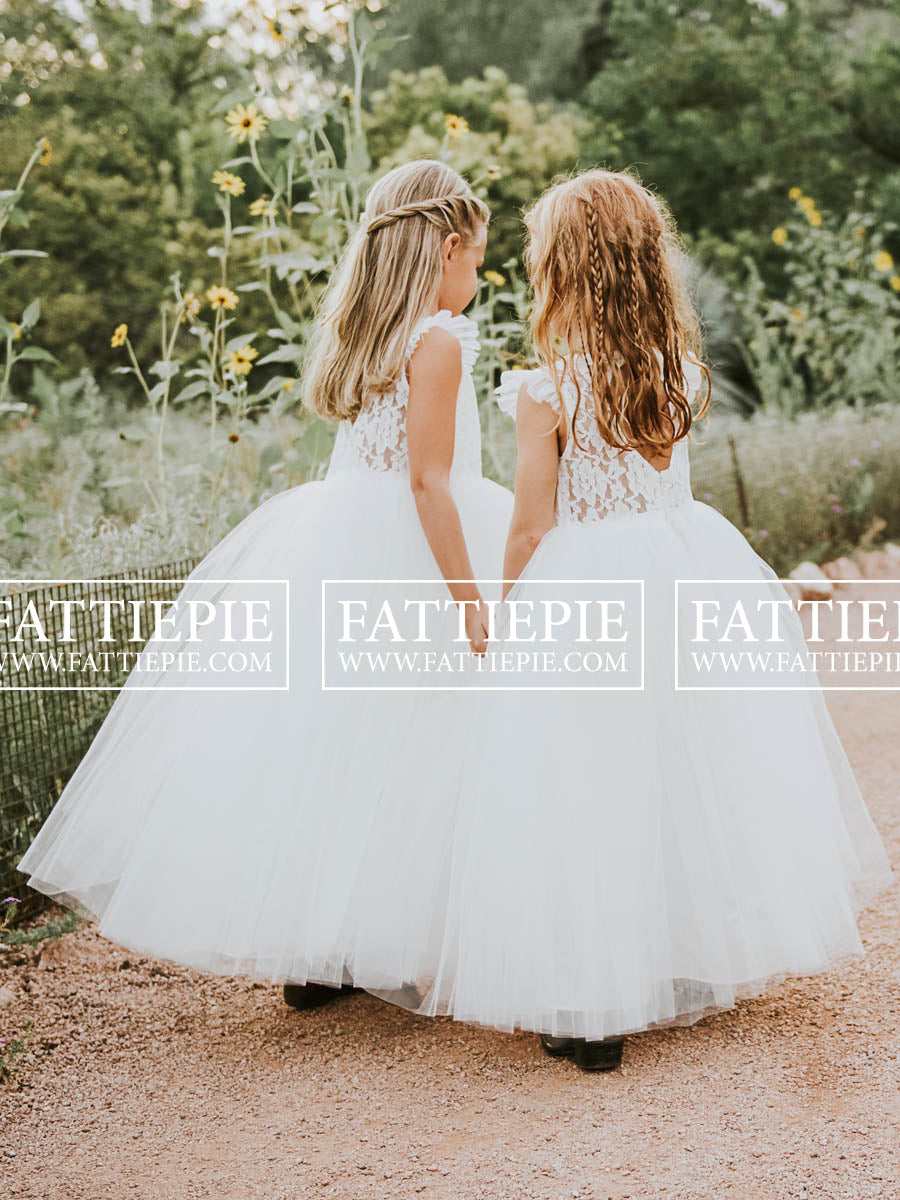 Apple-Rustic Flower Girl Dress – Fattiepie Dresses